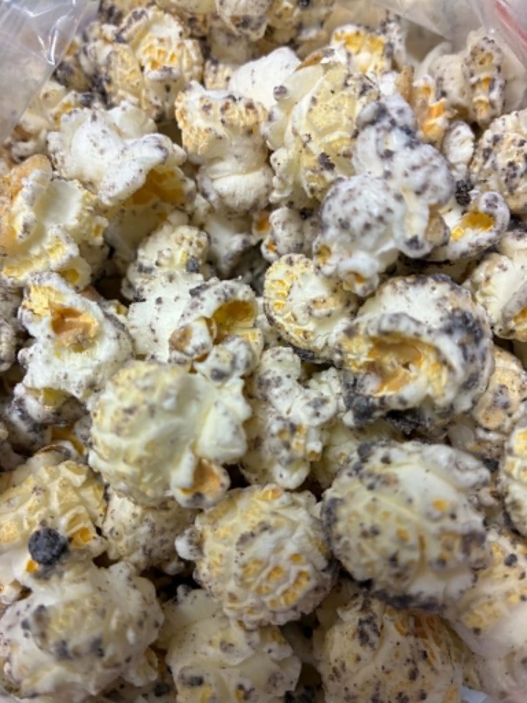 Cookies -n- Cream Flavored Popcorn